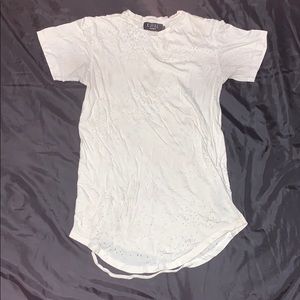 White Distressed T-shirt